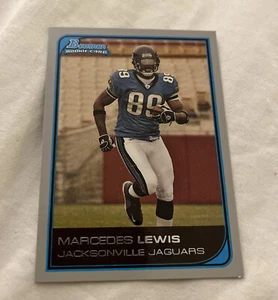 2006 Bowman #152 MARCEDES LEWIS RC Jacksonville Jaguars Rookie - Picture 1 of 2