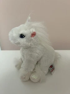 WEBKINZ LILKINZ Unicorn Stuffed Animal No Code/Tag - Picture 1 of 3