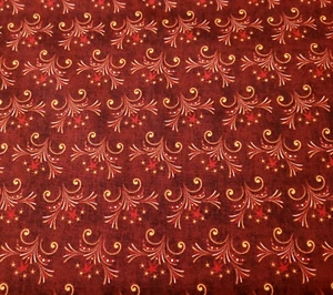 For Love of Country BTY Dan Morris Quilting Treasures Dark Red Fireworks - Picture 1 of 4