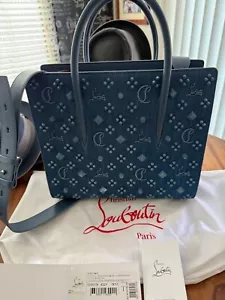Christian Louboutin Paloma Medium Leather-Trim Tote - Picture 1 of 9
