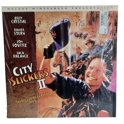 City Slickers II Laserdisc Billy Crystal Jon Lovitz Curly's Gold 1994 CLV WS EP - Immagine 1 di 3