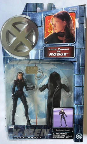 X-MEN MOVIE ROGURE with Battle Suit 6" ACTION FIGURE (Toy Biz, 2000) NEW Cover