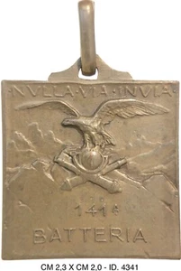 ALPINI 1° ARTIGLIERIA DA MONTAGNA 141a BATTERIA MEDAGLIA 1a GUERRA MONDIALE - Picture 1 of 6