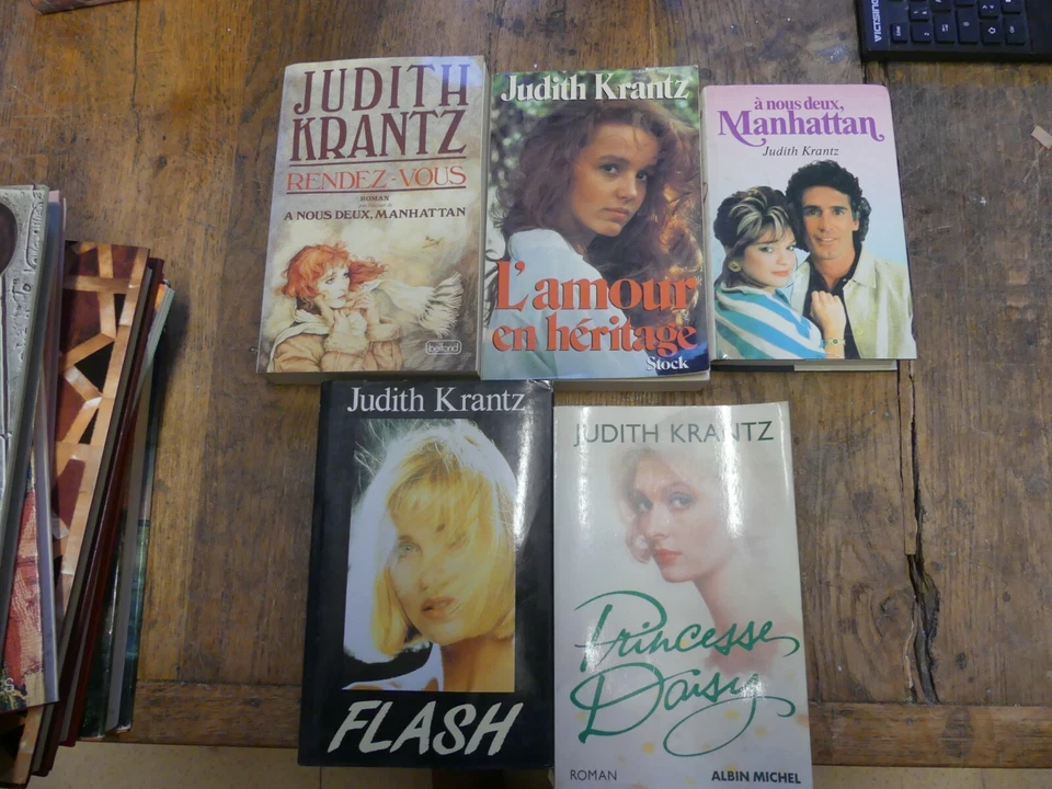 Lot Of 5 Books By Judith Krantz: Love Inheritance - Princess Daisy - FLASH Foto 1 de 1