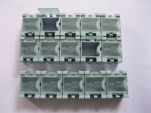 36 pcs Blue SMD SMT Electronic Component Mini Storage Box New - Picture 1 of 3