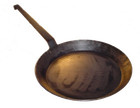 Bratpfanne Schmiedeeisen Pfanne Eisenpfanne Tiegel 36 cm kaltgeschmiedet