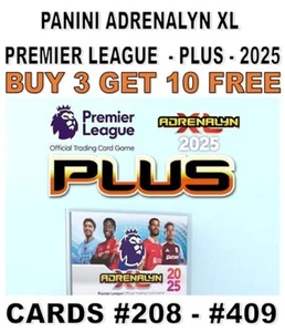 PANINI ADRENALYN XL PREMIER LEAGUE PLUS 2025 24/25 CARDS #208 - #409 - Picture 1 of 1