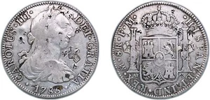Mexico 1785 Mo FM 8 Reales Silver 896 - Picture 1 of 1