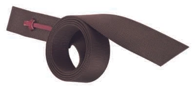 Weaver Nylon Latigo Tie Strap With Holes for Western Saddles 1 3/4" x 70", Brown - Image 1 of 2