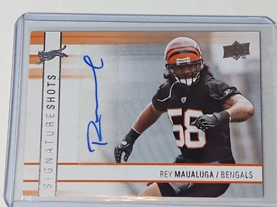 2009 UPPER DECK SIGNATURE SHOTS REY MAUALUGA AUTO AUTOGRAPH RC ROOKIE - Image 1 of 2