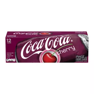 Coca Cola Cherry Flavor 12pk 355ml Each USA - Picture 1 of 2