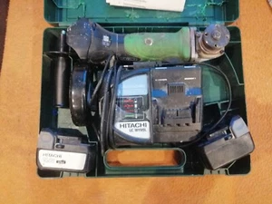 Akku Winkelschleifer HITACHI grün 2akkus +Ladegerät - Bild 1 von 4