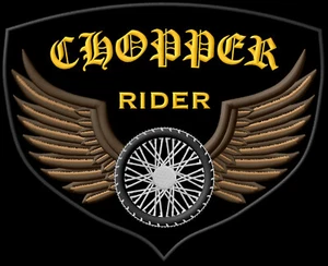 Chopper Rider XL ecusson brodé patche Thermocollant iron-on patch - Picture 1 of 1