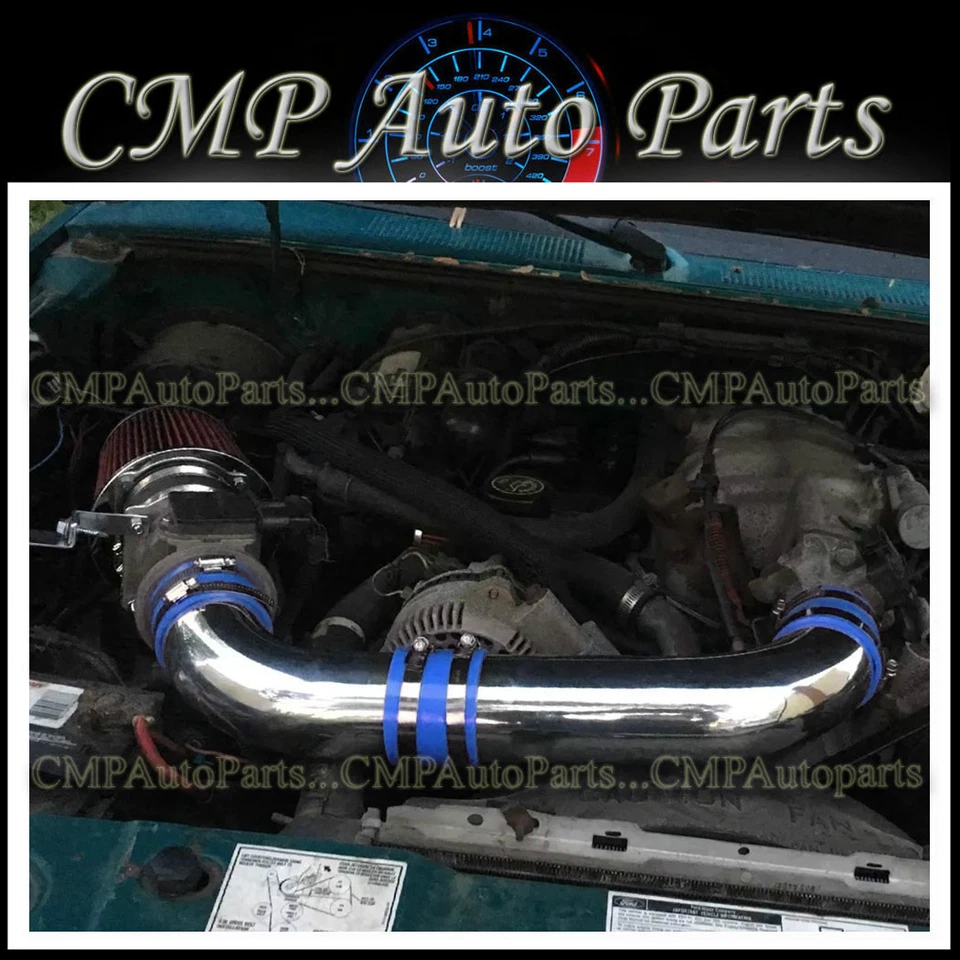 KIT ADMISIÓN AIRE ROJO AZUL APTO FORD EXPLORER RANGER 1991-1994 4.0L OHV Foto 1 de 1