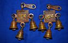 Shubh Labh Design Hanging Door Bells Brass Handmade Home Decorative Bell BM426