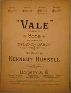 Vintage Sheet Music Vale Farewell 1915 - Picture 1 of 2