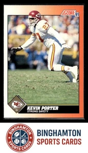 1991 Score #436 Kevin Porter Kansas City Chiefs Football card - Picture 1 of 2