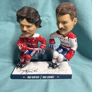Washington Capitals Bobble head Mike Gardner & Rod Langway - Picture 1 of 2