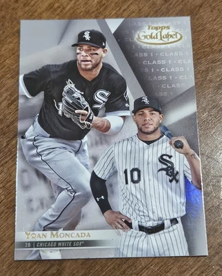 2018 Topps Gold Label Class 1 Yoan Moncada Chicago White Sox #34 MLB Baseball - Image 1 of 2