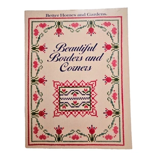 CrossStitch Beautiful Borders & Corners Pattern Booklet for Samplers Pillows Etc - Picture 1 of 8