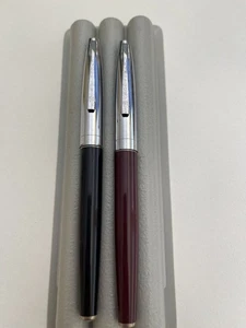 2x vintage fountain pen everflow 5 penne stilografiche mai usate - Imagen 1 de 8