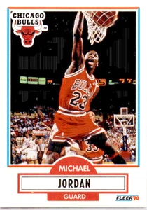 Michael Jordan 1990 Fleer #26 NBA Chicago Bulls - Limpio envío gratuito - Imagen 1 de 4