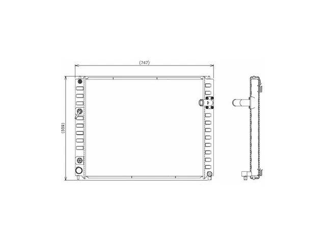 Radiator For 2009 Infiniti FX35 KF511QT Radiator -- with Towing Package - Image 1 of 1