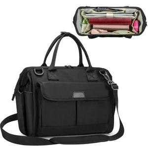 Bible Bag Tote with Multiple Pockets for Bible Items, Bible Carrier with Stee... - Picture 1 of 7