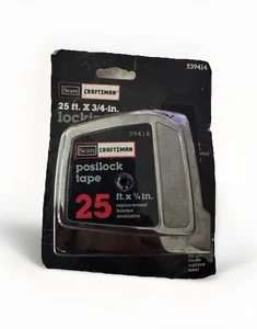 Cinta métrica de bloqueo Posilock Sears Craftsman EE. UU. Nos 25 ft 39414 rara  - Imagen 1 de 2