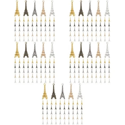  5 Pack Eiffelturm Charm Schlüsselanhänger Eifelturm Schlüsselring - Bild 1 von 4