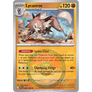Lycanroc Holo 085/159 Pokémon Sv09: Journey Together *PAQUETE NUEVO* - Imagen 1 de 1