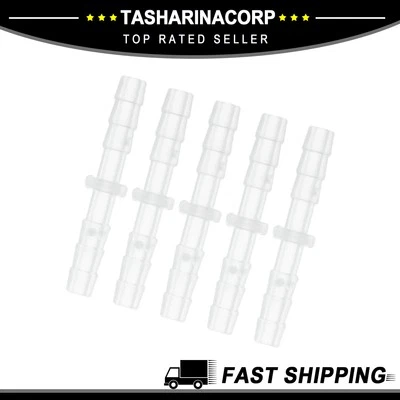X AUTOHAUX Universal Piece of 5 Barb Fitting 5/32" Stright Barb Hose Connector Aquarium
