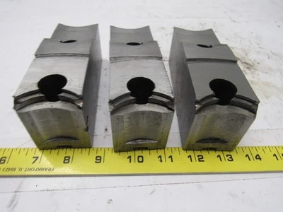 Cushman 05-201466 Lathe Chuck Top Jaws Pointed 5-3/8" X 2-1/4" X 1-3/4" Lot Of 3 Foto 1 de 4