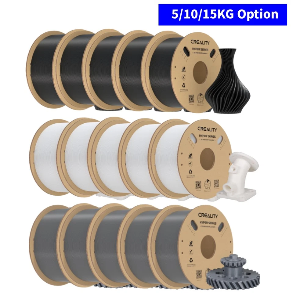 5/10/15KG Creality Hyper ABS 3D Printer Filament 1.75mm for High Speed 350mm/s - Image 1 of 4