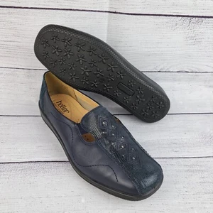Hotter Comfort Concept Women's Shoes Size 10 Eur 42 Calypso EXF Navy Blue - Picture 1 of 18