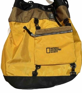 Zaino. Ingranaggio. National Geographic. Nylon. Grande. Giallo/nero. 18""x15." - Foto 1 di 10