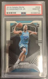 2019 Panini Prizm PJ Washington Jr PSA 10 GEM MT Rookie RC - Picture 1 of 2