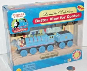 Thomas & Friends Wooden Railway Train Tank Engine Better View Gordon NEW - ERROR - Picture 1 of 8