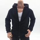1/6 Mans Long Sleeve Sport Jacket for 12inch Action Figures Body - Black