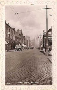 ac5055 - GB - VINTAGE POSTCARD: Preston, Fishergate LANCASHIRE - Picture 1 of 1