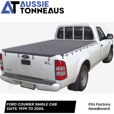 Aussie Tonneaus Bunji Ute Tonneau Cover for Ford Courier Single Cab 1999 to 2006 - image 1 of 4
