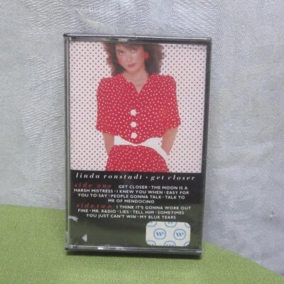 LINDA RONSTADT Get Closer cassette tape NWT Talk of Mendocino 1982  - Image 1 of 2