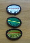 GIRLGUIDING UK: MINT POST 1968 OVAL FOOTPATH, ROAD & HIGHWAY JOURNEY BADGES