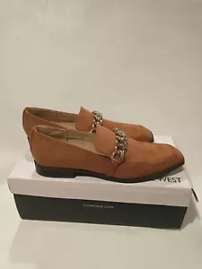 Nine West Oriah 2 Womens Size 8.5 M Loafers Shoes Brown Dark Natural NIB - Picture 1 of 10