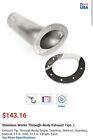 Two Stainless Works St2812 Stainless Works Thru Body Teardrop Tip 3 1 2 Inlet