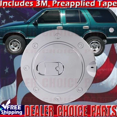 1994 1995 1996-2002 2003 CHEVY S10 1994-2004 GMC SONOMA Chrome Gas Door COVER - Image 1 of 2
