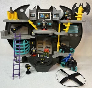 Fisher Price Imaginext DC Super Friends Batcave Bat Cave Batman Robin Playset - Picture 1 of 20