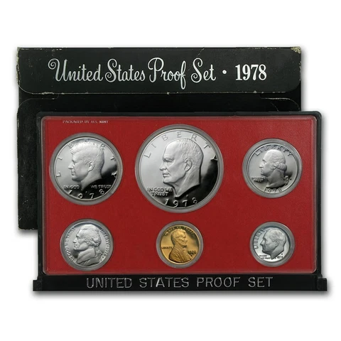 (1) 1978 S United States Proof Set in Original Box Cover