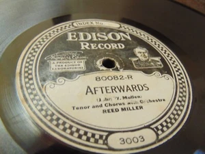 78RPM Edison 80082 Reed Miller -Afterwards /Spencer Van Brunt - Mocking Bird VV+ - Imagen 1 de 5