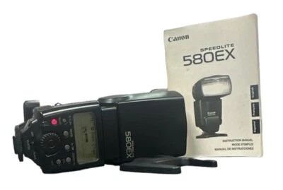 Flash de montaje en zapata Canon Speedlite 580EX para Canon con caja original. Foto 1 de 4